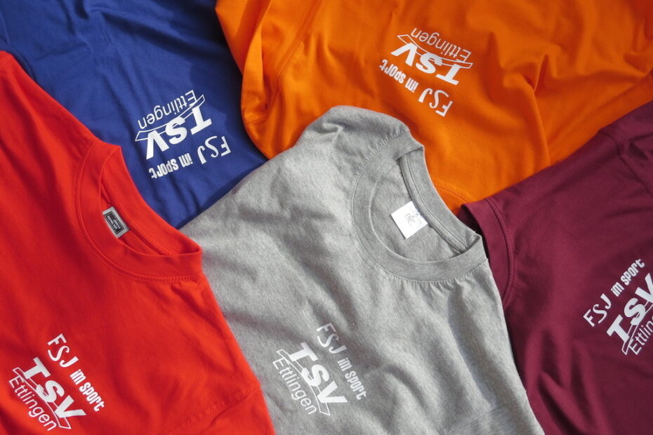 5 bunte FSJ T-Shirts