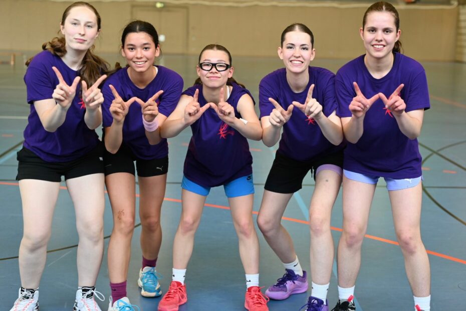 Glückliche Siegerinnen beim 3x3-Pfingstturnier in Mannheim